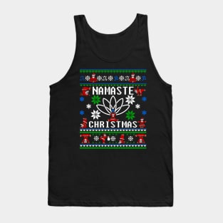 Namaste Ugly Christmas Sweater Tank Top